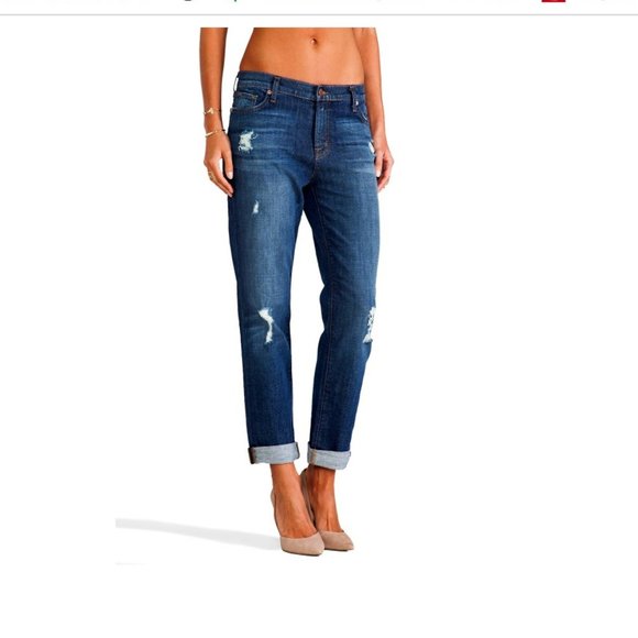 J BRAND Highrise Blue Slouchy Jean Aidan Boyfriend Flintlock 30 - Picture 1 of 9